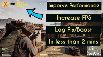 Pubg Pc Increase Fps | Performance Boost | Lag Fix