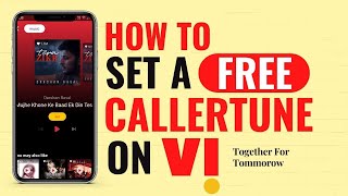 How To Set Free Callertunes In VI Sim | Vi Sim Me Caller Tunes Free Me Kaise Lagaye 🔥🔥 screenshot 2