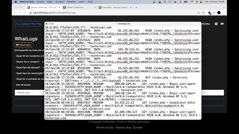 Resolvendo desafio WhatLogs do CTF - HackerSec