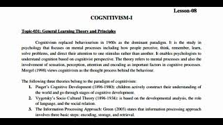 Eng505 Lesson 8| Topic 31 Concept clear