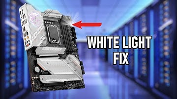 Fixing the White POST (VGA) Light on Your Motherboard in 2min!!!