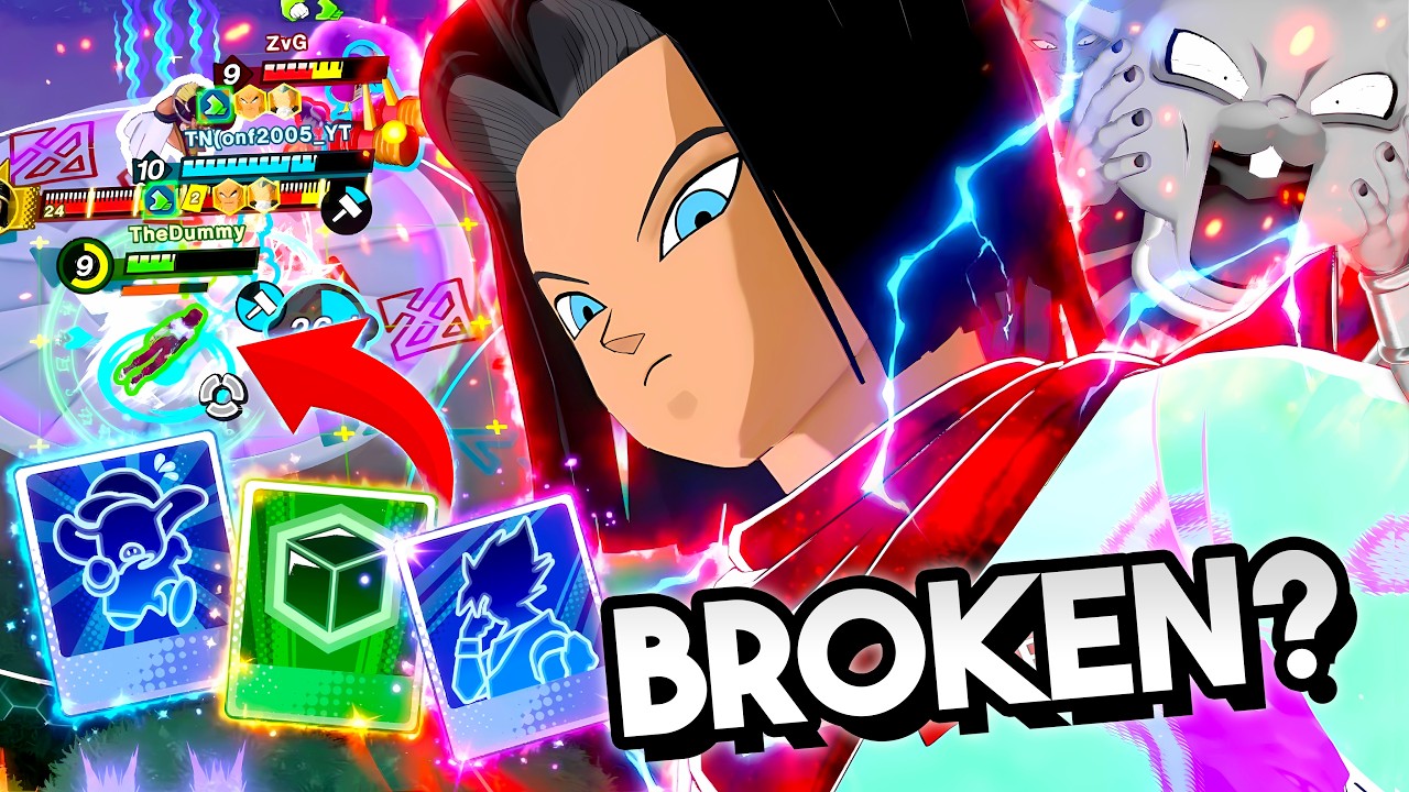 THE MOST BROKEN BUILD FOR ANDROID 17 IN DRAGON BALL GEKISHIN SQUADRA ...