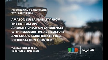 Presentation & conversation: Amazon Sustainability from the Bottom Up