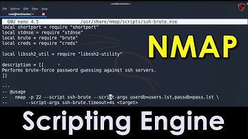 [HINDI] Nmap Scripting Engine Overview | Working with NSE Scripts