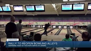 Rally to reopen bowling alleys taking place in Lansing