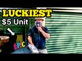 LUCKIEST $5 STORAGE UNIT EVER / I Bought An Abandoned Storage Unit / Storage Wars