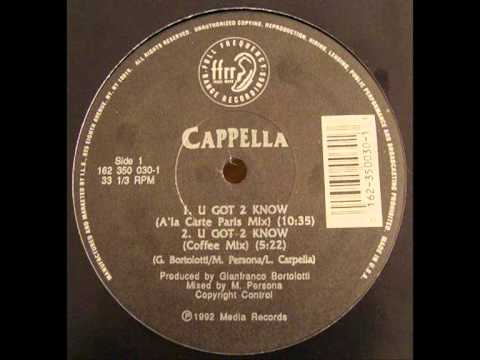 Cappella U Got 2 Know A La Carte Paris Mix