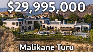 NFL Superstarının 29.995.000 $'lık İnanılmaz Calabasas Mega Malikanesinin Turu