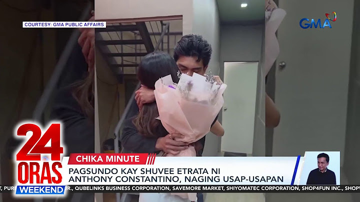 Pagsundo kay Shuvee Etrata  ni Anthony Constantino,  naging usap-usapan  | 24 Oras Weekend