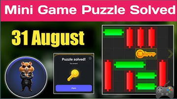 31 August How to Solve Mini Game Puzzle in Hamster Kombat ( 100% Solve )
