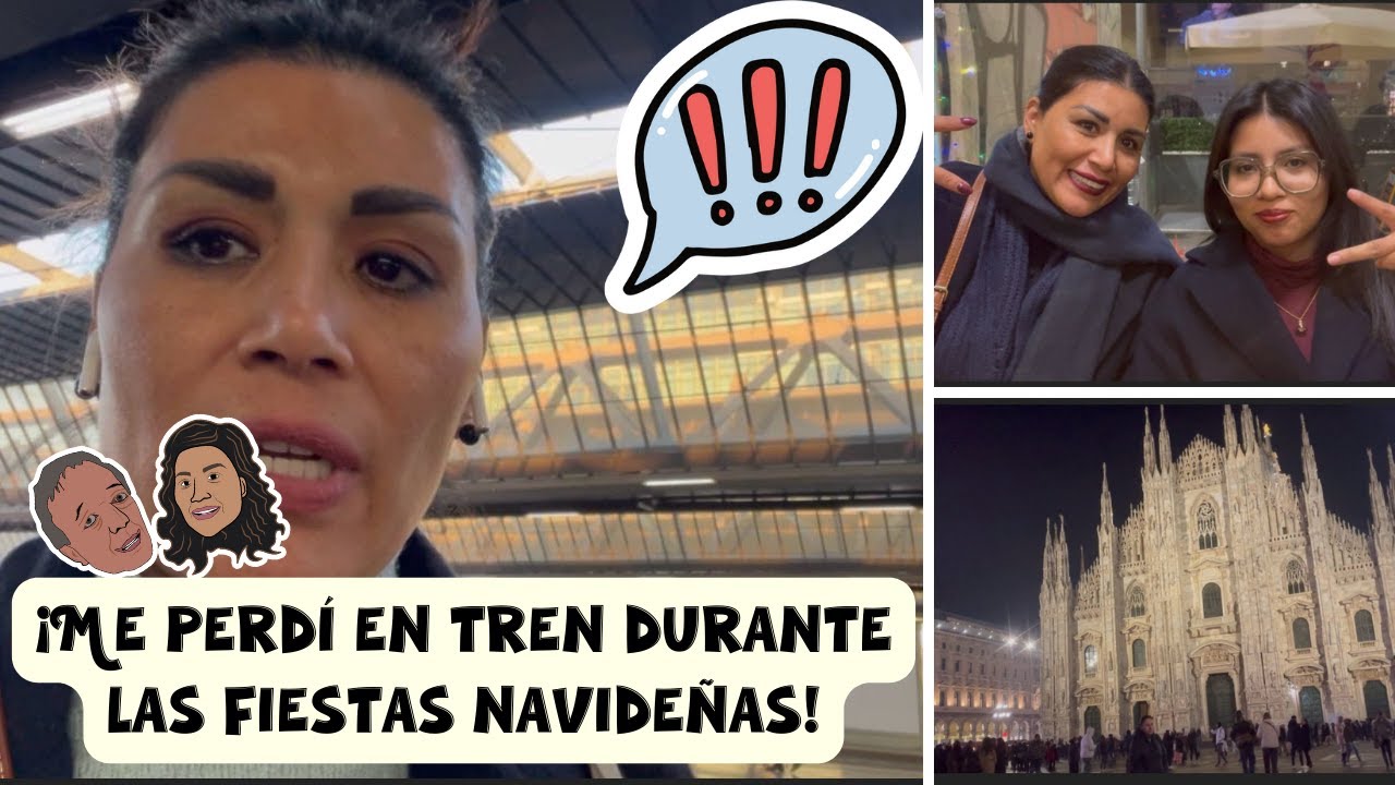 ¡Me perdí en tren durante las fiestas navideñas! - Una Peruana En Italia #361