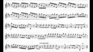 Küchler, Ferdinand opus 15 for violin + orchestra chords sheet