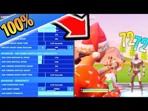 Change This Setting For Perfect Aim Best Fortnite Settings Ps4 Xbox Fortnite Best Settings Youtube