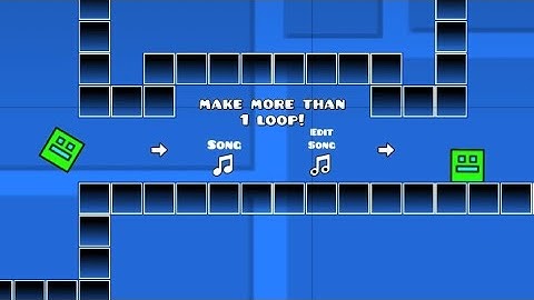 How to make a song loop (platformer style) | Geometry Dash tutorial