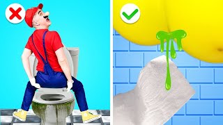 天才スーパーマリオのバスルームガジェット 🚽最高の子育てハックとみんなのためのガジェット by Gotcha！