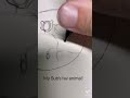 Drawing my subs fav animalsp1 art viral drawing shorts