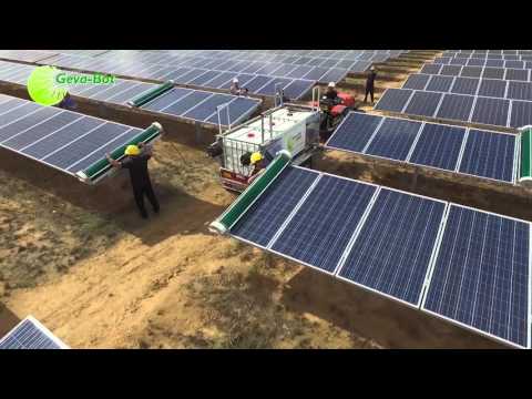 The GEVA-BOT | Revolutionary Solar Panel Cleaning Robot
