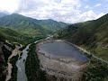 Кавказский хребет река Ардон (Северная Осетия) съемка с дрона.