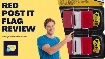 Must Watch Review Of Red Post It Flag Before You Buy