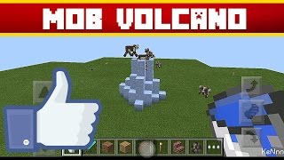 Minecraft PE - How to make a mob volcano! 2015!