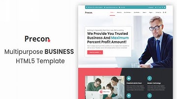 Precon - Multipurpose Business & Agency HTML5 Template | Themeforest Website Templates and Themes