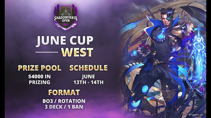 [Shadowverse]【Battlefy】SVO West Monthly Cup - June ► Round 2 ★ Swiss ║Season 47 #883║