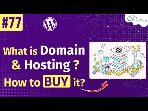 What is Domain & Hosting? | How to Buy a Domain & Hosting! | Learn WordPress in Hindi