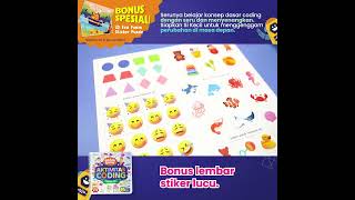 Brain Game Aktivitas Coding, anak belajar logika, pola, dan problem solving sambil bermain