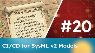 Lesson 20 - CI/CD for SysML v2 Models | Advent of SysML v2