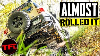 Это могло закончиться плохо! Toyota FJ Cruiser проходит наш самый сложный внедорожный маршрут! screenshot 4