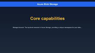 Azure Blob Storage Explained