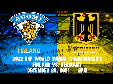 2022 IIHF World Junior Championships | Finland vs. Germany | Live Reaction  & Play-By-Play - YouTube