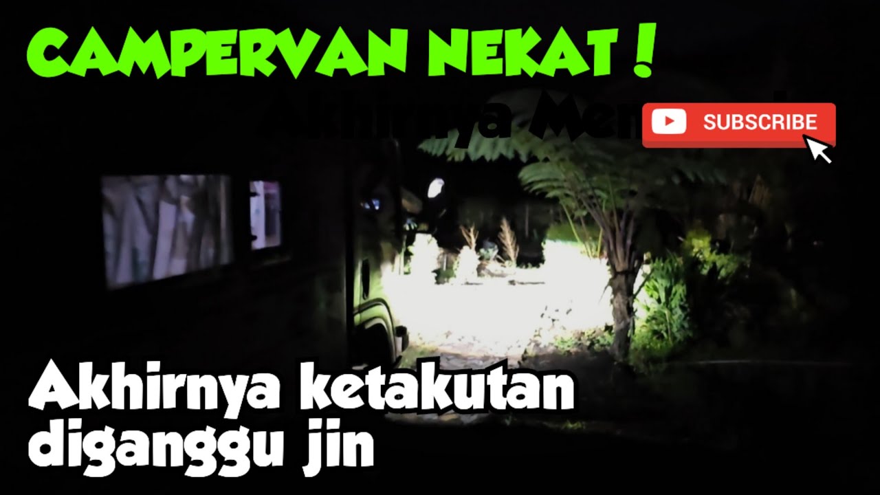 REQUEST PENONTON BERUJUNG HOROR, GANGGUAN JIN SAAT NGECAMP DI LERENG GUNUNG ARJONO