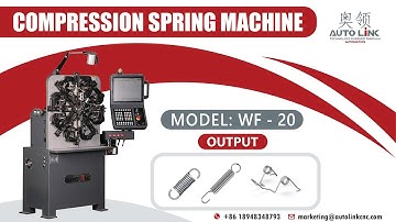 CNC Wire Forming Machine |  WF-20 | Compression spring | Available in Alibaba and Made in China
