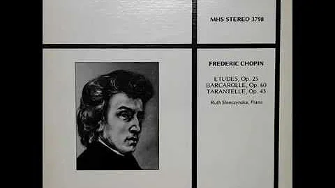 Chopin / Ruth Slenczynska, 1971: Etude Op. 25 No. ...