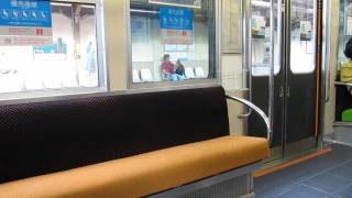 京阪 石山坂本線 700形 707-708編成 新色化第1号  車内  京阪膳所駅  滋賀里駅  20170617