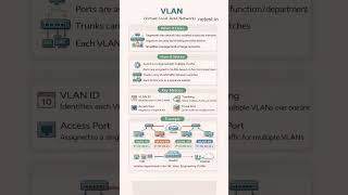 If you’re learning networking, you NEED this 🚨VLAN explained visually 👇 #ccna #learning