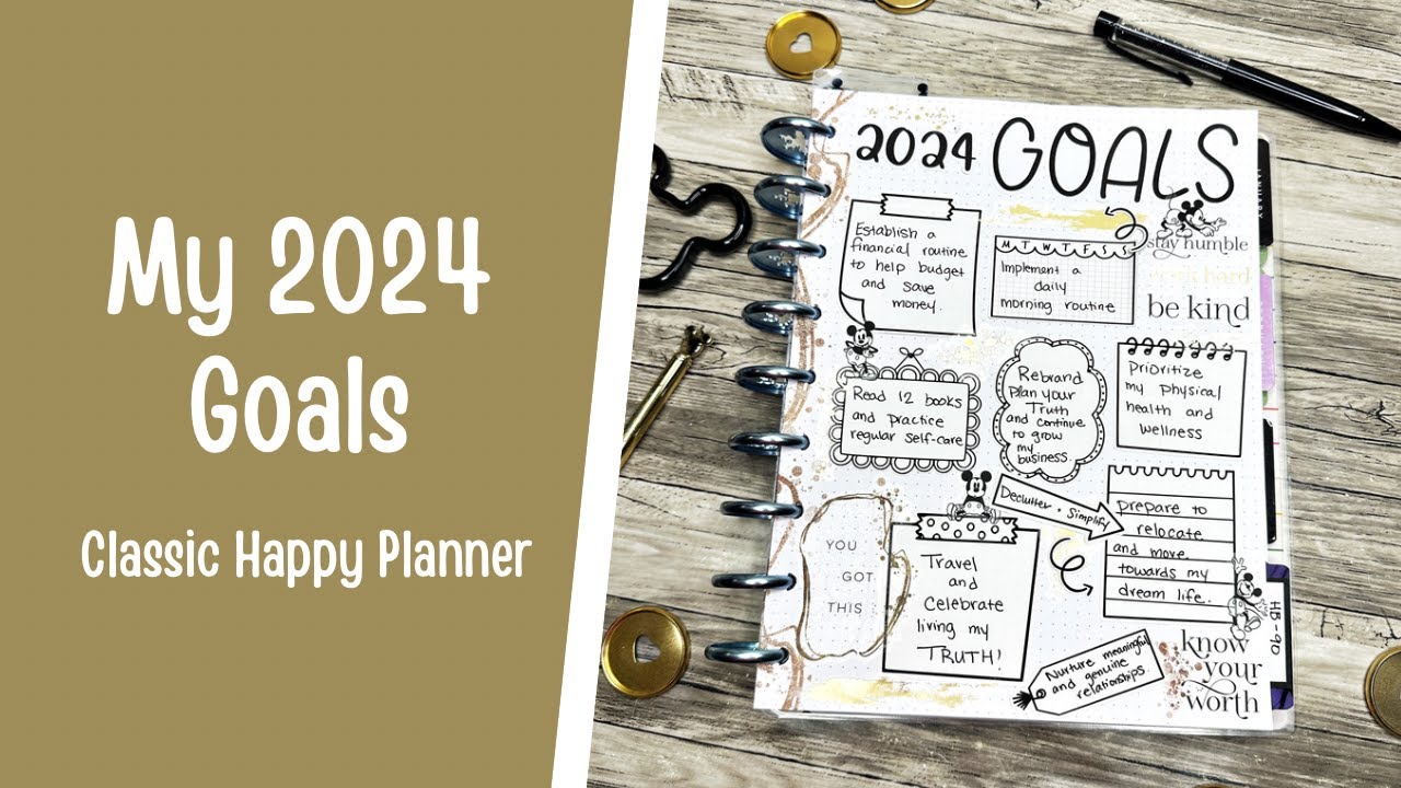 Set Up A Bullet Journal Goals, Priorities, and Celebration Page for 2024