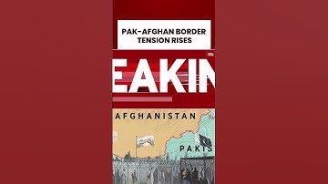 Border Clashes Erupt Between #pakistan and #taliban | Airstrikes Trigger Retaliation in Khost