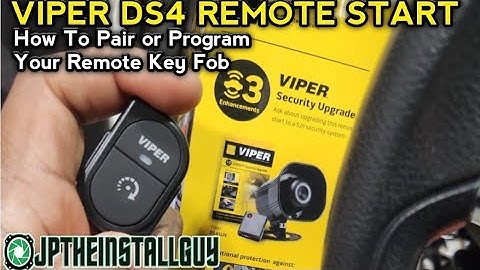 how to pair program your viper ds4 remote key fob to your remote start