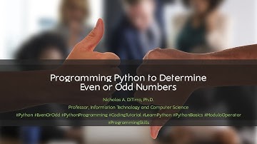 Programming Python to Determine Even or Odd Numbers Redux - 012823A01