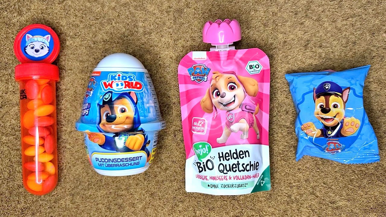Funny PAW PATROL Candy ASMR | Satisfying Surprise Egg Sweets & Toys Unboxing 