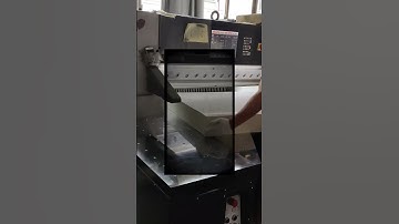 "Mesmerizing Paper Cutting Machine in Action ✂️✨ Perfect Cuts Every Time!"