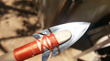 DIY wooden arrows with feather fletching and duct tape fletching- contest The Art of Weapons