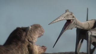 Tyrannosaurus vs Quetzalcloatlus - Prehistoric Planet 2 (Escena completa)