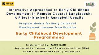 Program Models for Early Childhood Development: Lessons from Practice | BEN Webinar 2026