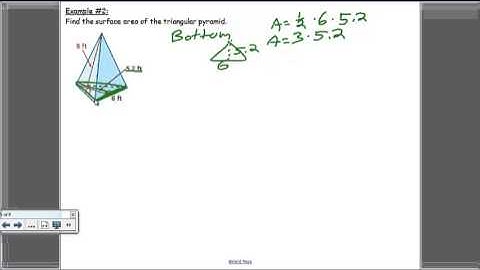 8.3 Surface Area of Pyramids
