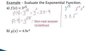 Section 4.1 - Exponential Functions