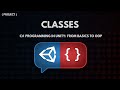C# Programming in Unity: From Basics to OOP - Classes- Project