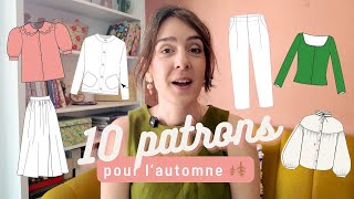 10 Patrons À Coudre Cet Automne
